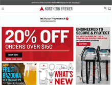 Tablet Screenshot of northernbrewer.com